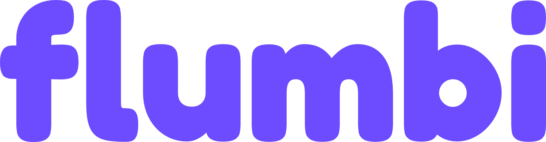 Logotipo de Flumbi: la palabra «flumbi»